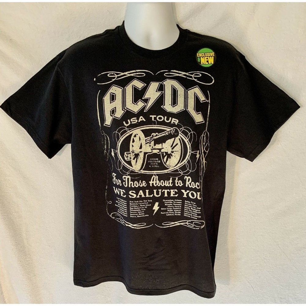 Rare ACDC Black USA Tour For Those About To Rock L